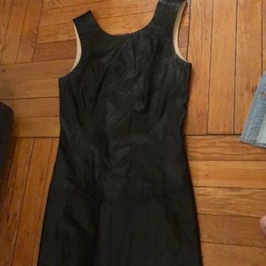 Theory Leather Dress